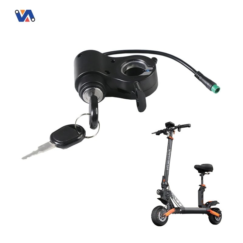 New Image Original Kukirin Throttle and Electric Door Lock 5 pin For Kugoo Kukirin G2 Max Electric Scooter Accelerator Parts