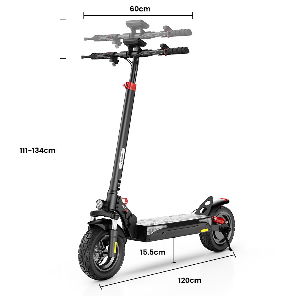 EU warehouse 800W off road iScooter iX3 e scooter electric 10 inch Shock Absorbers Electric Scooter for adult