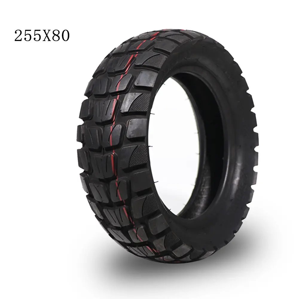 New Image EU warehouse Stock 255x80 Off-road tyre for Zero10X,KuGoo M4/M4 pro/Kukirin G1/Vsett 10+ Electric Scooter