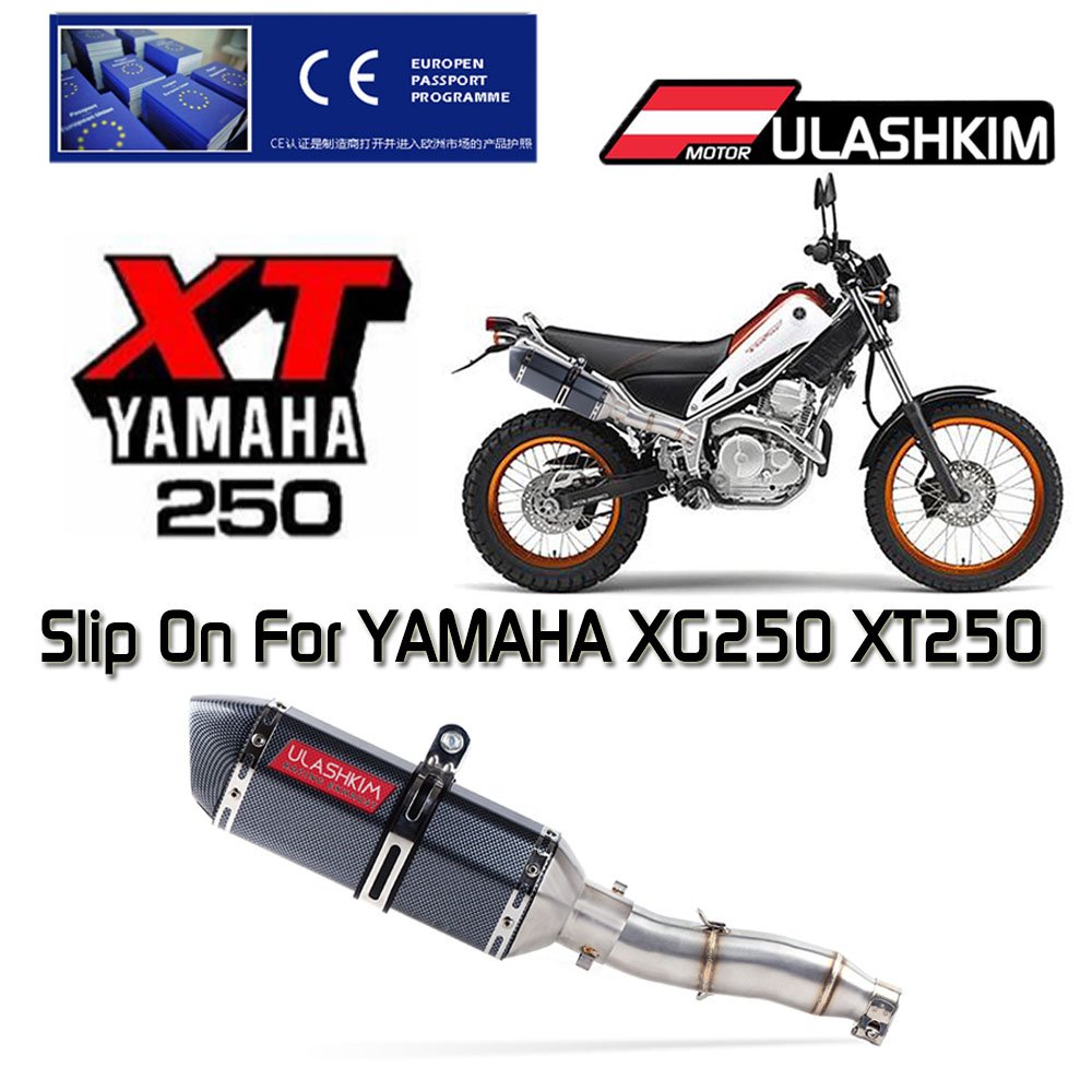 Middle Pipe Adapter Tube Motorcycle Exhaust Slip On For Yamaha TW200 XG250 XT250 TT250 TTR125 EXHAUST Muffler Escape