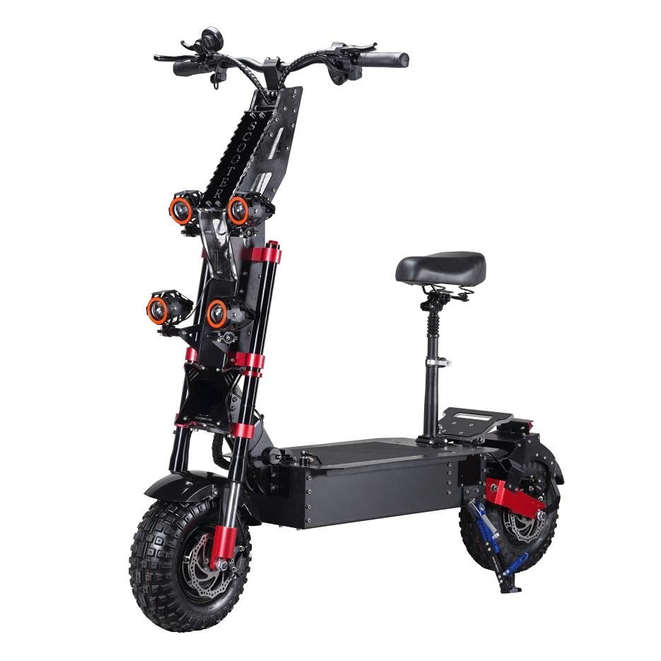 60mph Foldable Off Road Big Fat 14" Wheels E Scooter 8000w Electric Scooter OEM Wholesale USA 60ah Long Unisex 60V