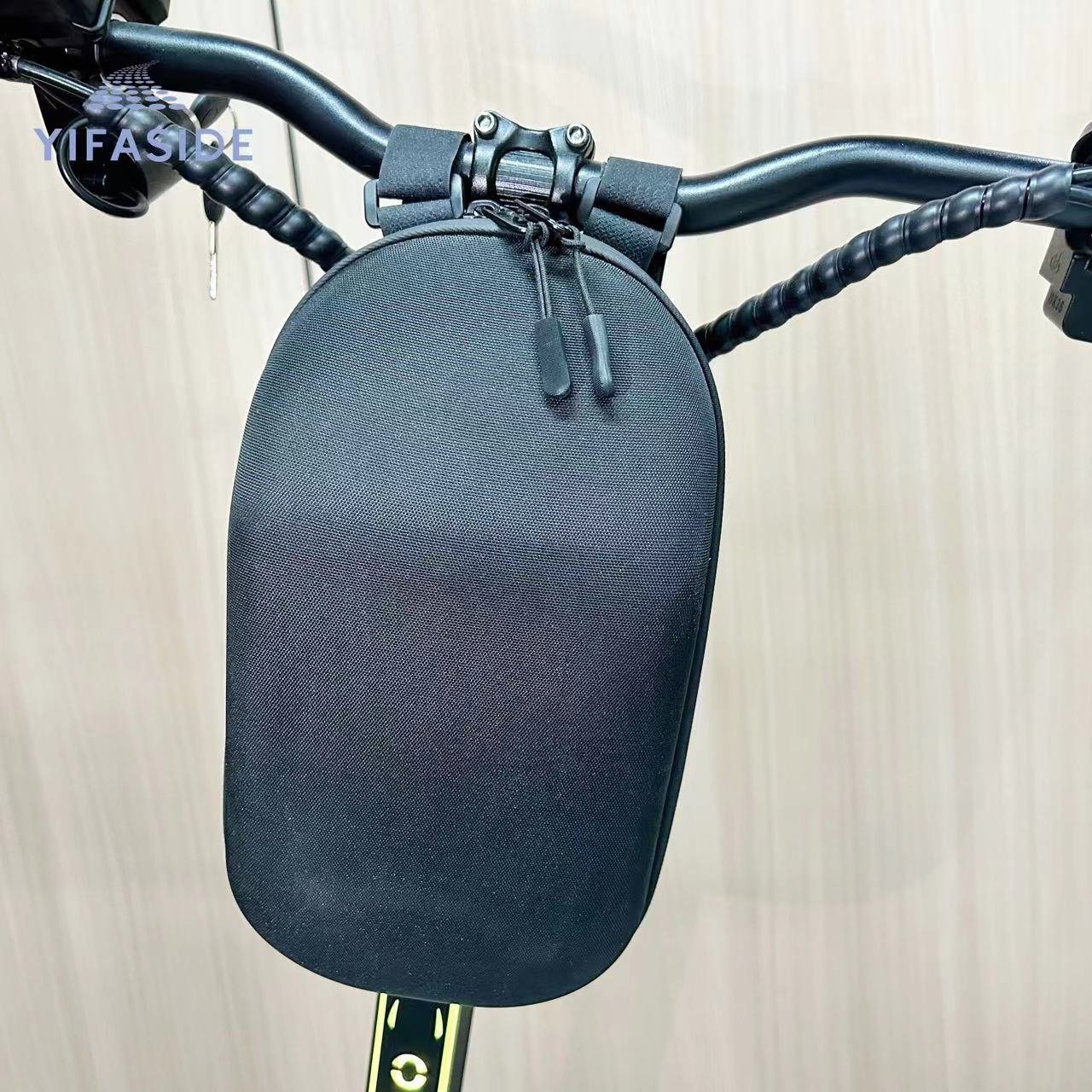 Universal Electrical Scooter Head Handle Bag Big Capacity Storage Bag Front Hanging Durable EVA Fit for Carring Charger Tool