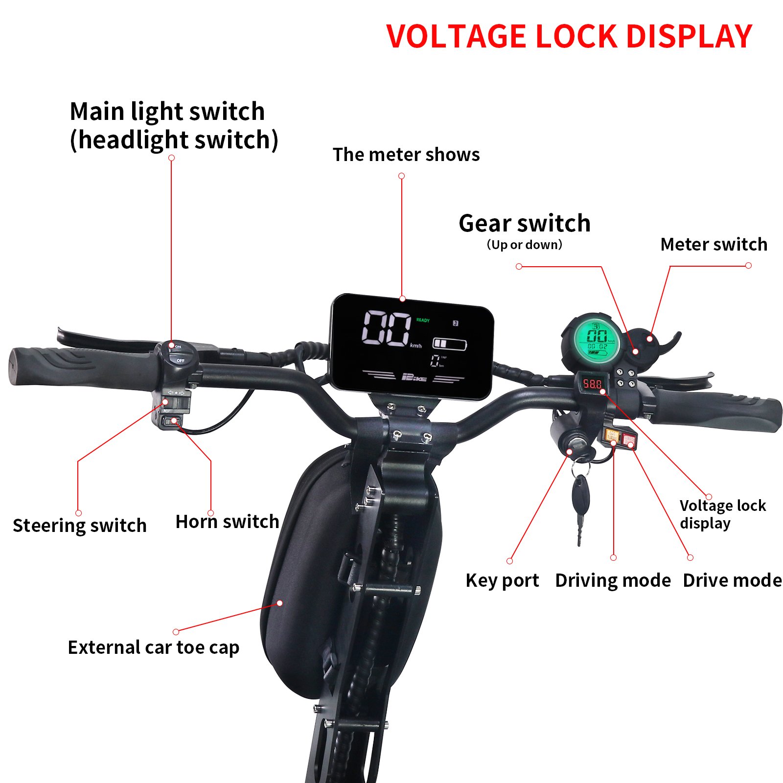 US Eu Warehouse 13inch Fat Tire Off Road Electric Scooter 8000W 100KM Speed Folding Dual Motor Electric Scooter Adult