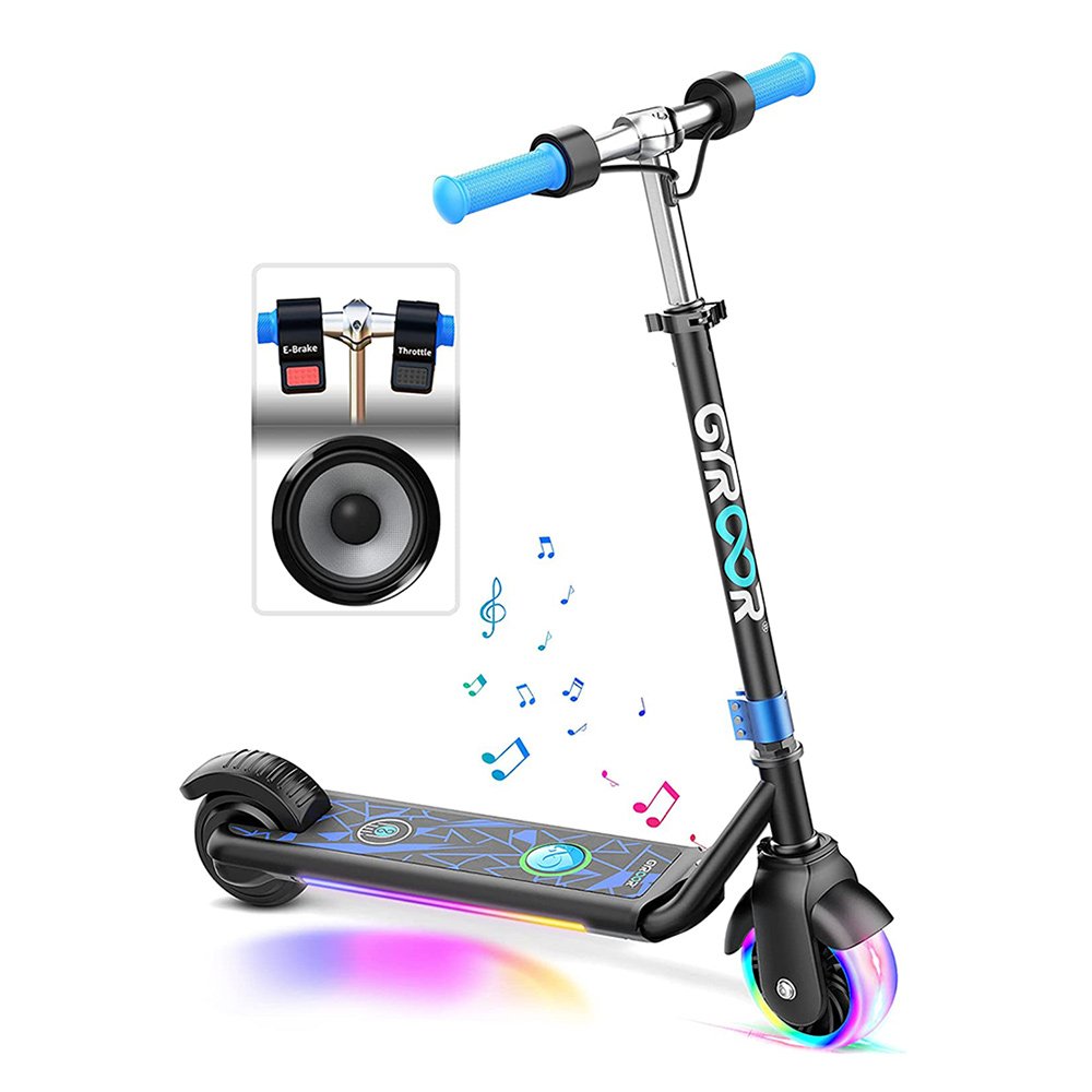 Gyroor adjustable handlebar 2 wheel electric scooter for children kids scooters Boys and Girls with Lightweight
