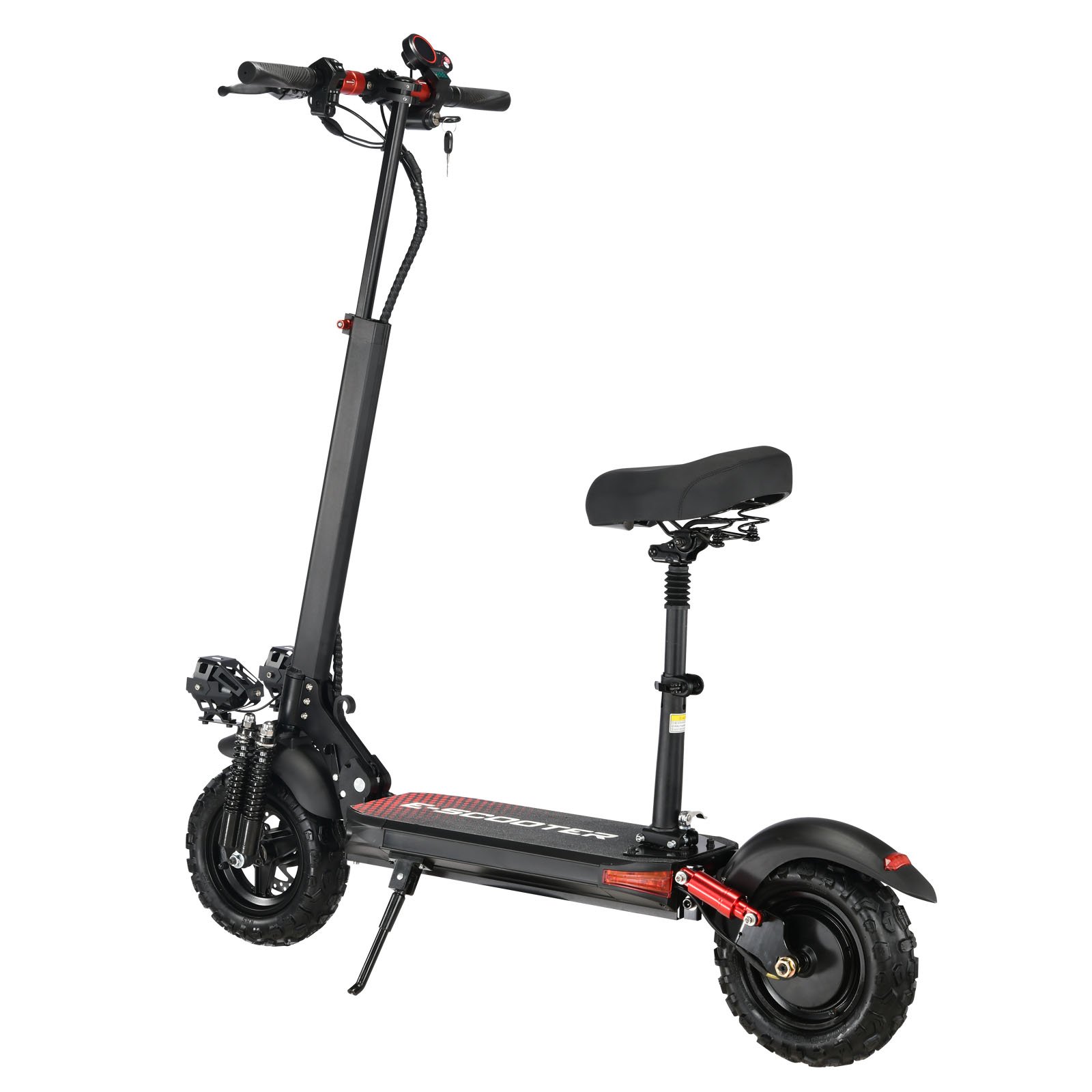 1200W Fast Foldable Mobility E Scooter Rear-Drive with 11-Inch Off-Road Vacuum Tire Electric Scooter