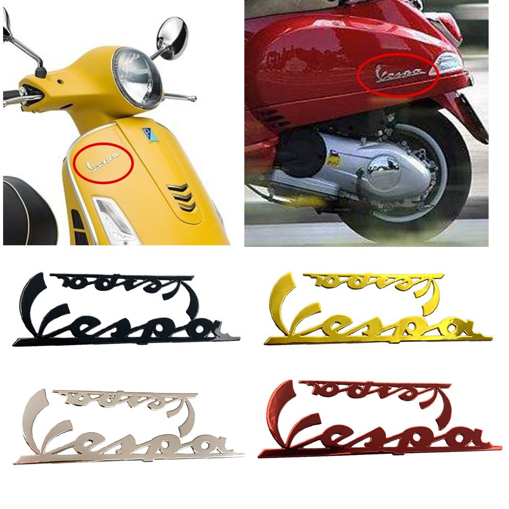 3D Emblem Sticker Logo Decals For Vespa Emblem Stickers Decal GTS300 LX125 LX150 125 150 Ie Sprint Primavera 300 LX LXV Super