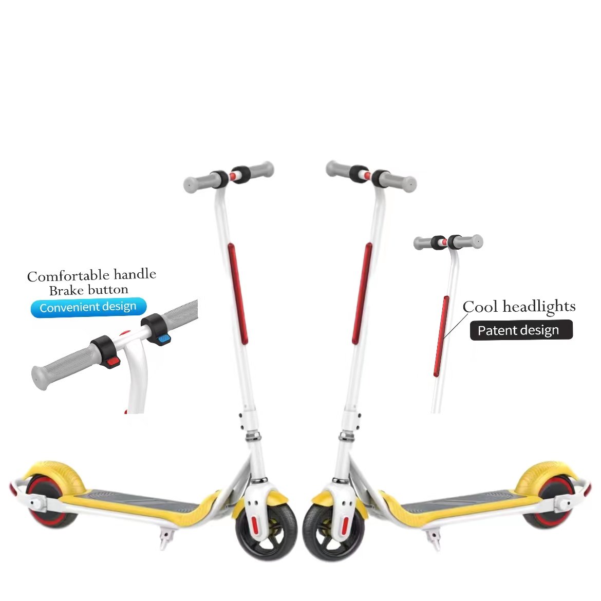 150w 6.5inch Escooter Electric Mini Two Wheeler Electric Scooter For Kids
