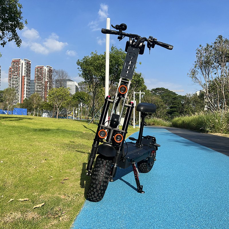 adult electric scooters off road 14inch 80-100km/h dual motor 60V 6000W powerful