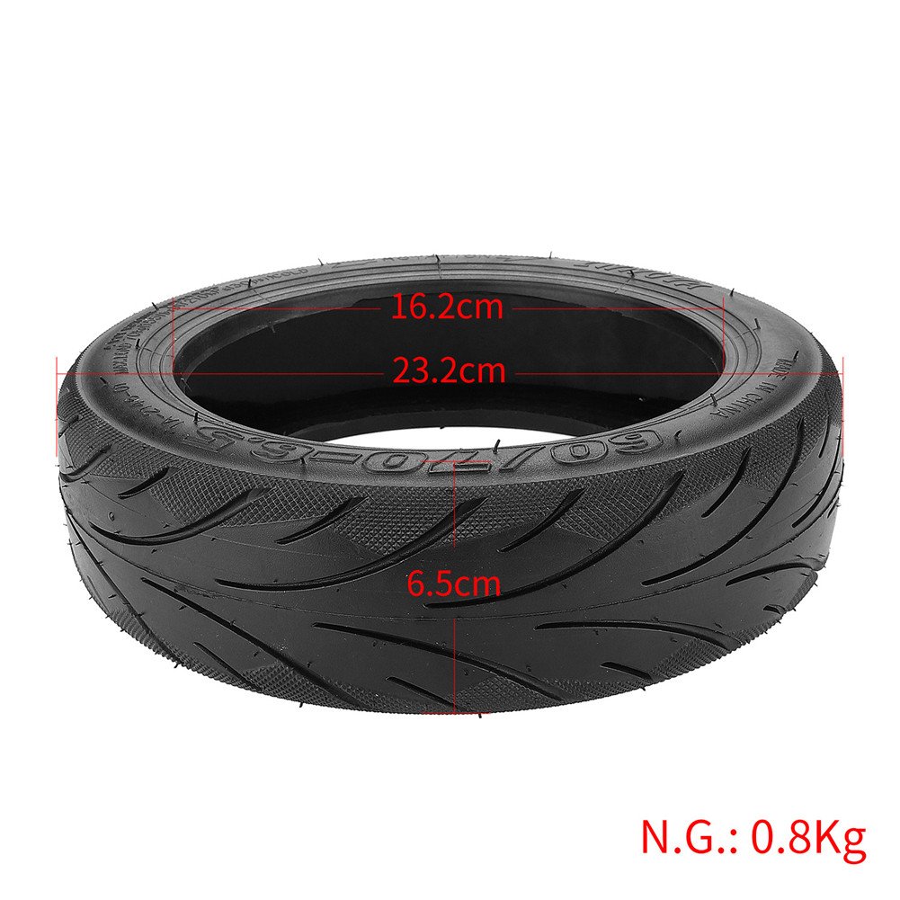 New Image EU warehouse Stock 60/70-6.5 Tubeless tire with glue inside+valve for Max G30 Series/E2 Pro Electric Scooter