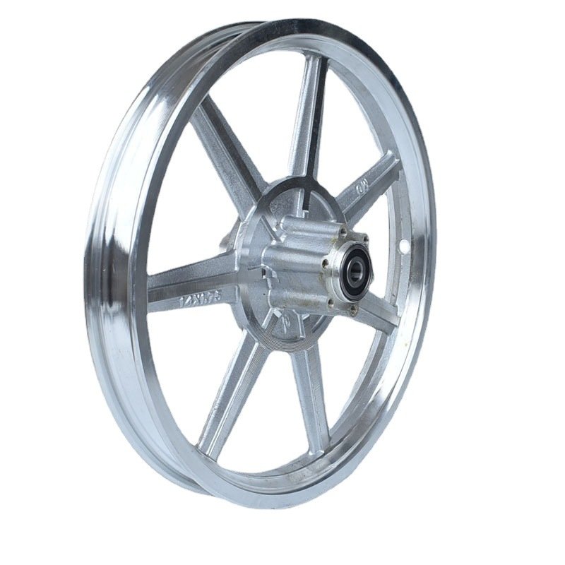 Motorcycle 12/14 inch Aluminum Alloy Wheel Disc brake Front Rim For Electric Scooters E-bike Folding Bicycles Parts