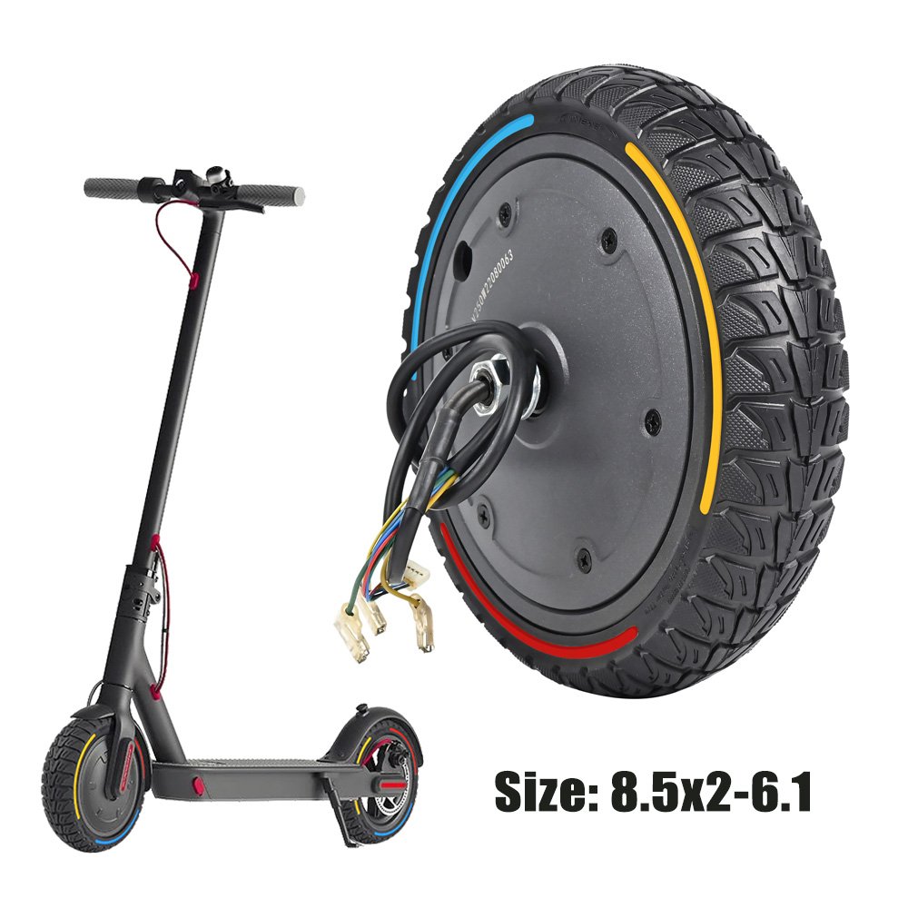 Cityneye Electrical Scooter Parts Solid Tires Rubber Tyres Metal Motors 8.5x2-6.1 for Mi M365 Pro 2 1s Series Accessories