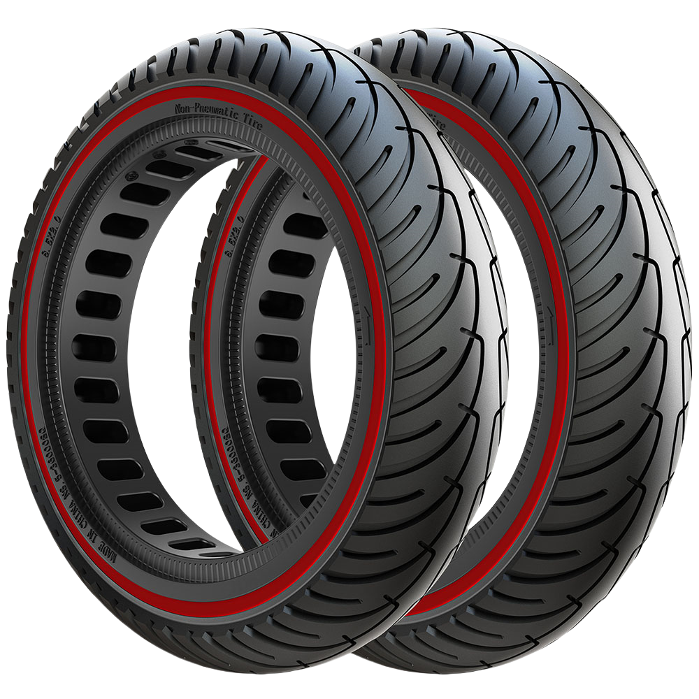8.5*2 elastic solid tire belt red for M365 pro pro2 electric scooter accessories & parts free inflatable explosion-proof tire
