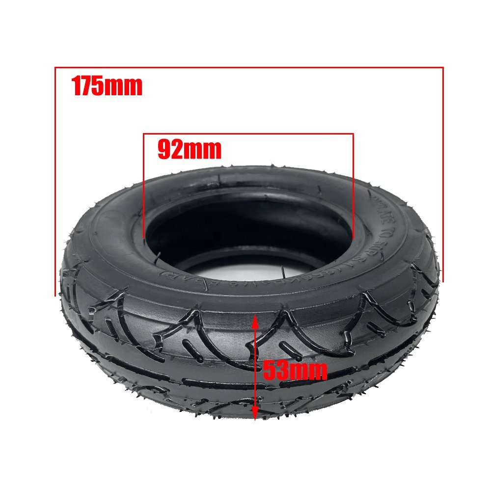 175x50 Pneumatic Tire Inner Tube Outer Tyre for 4-wheel Electric Skateboard/Kick Scooter Refitted Accessories