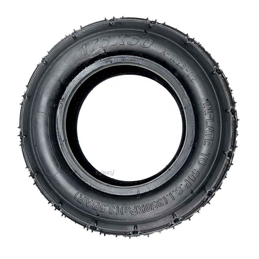 175x50 Pneumatic Tire Inner Tube Outer Tyre for 4-wheel Electric Skateboard/Kick Scooter Refitted Accessories