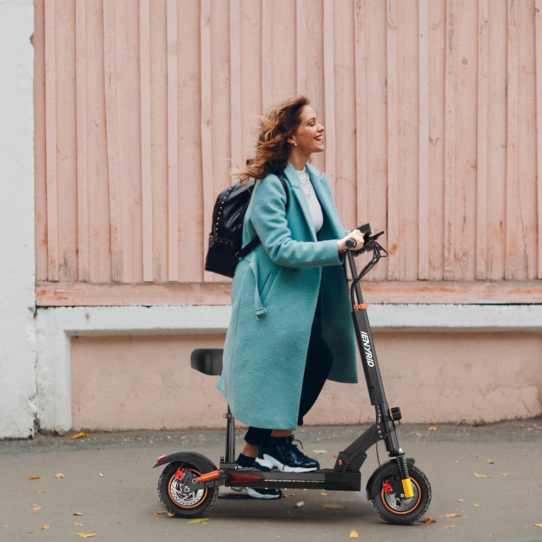 800W acceleration motor iENYRID M4PRO S+ MAX foldable electric scooter with 10-inch off-road wide tire