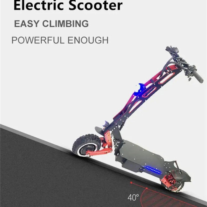 Powerful 60V 6000W Electric Scooter for Unisex Children and Adults Smart Digital Electric Bicycle Motorbike E-Scooter
