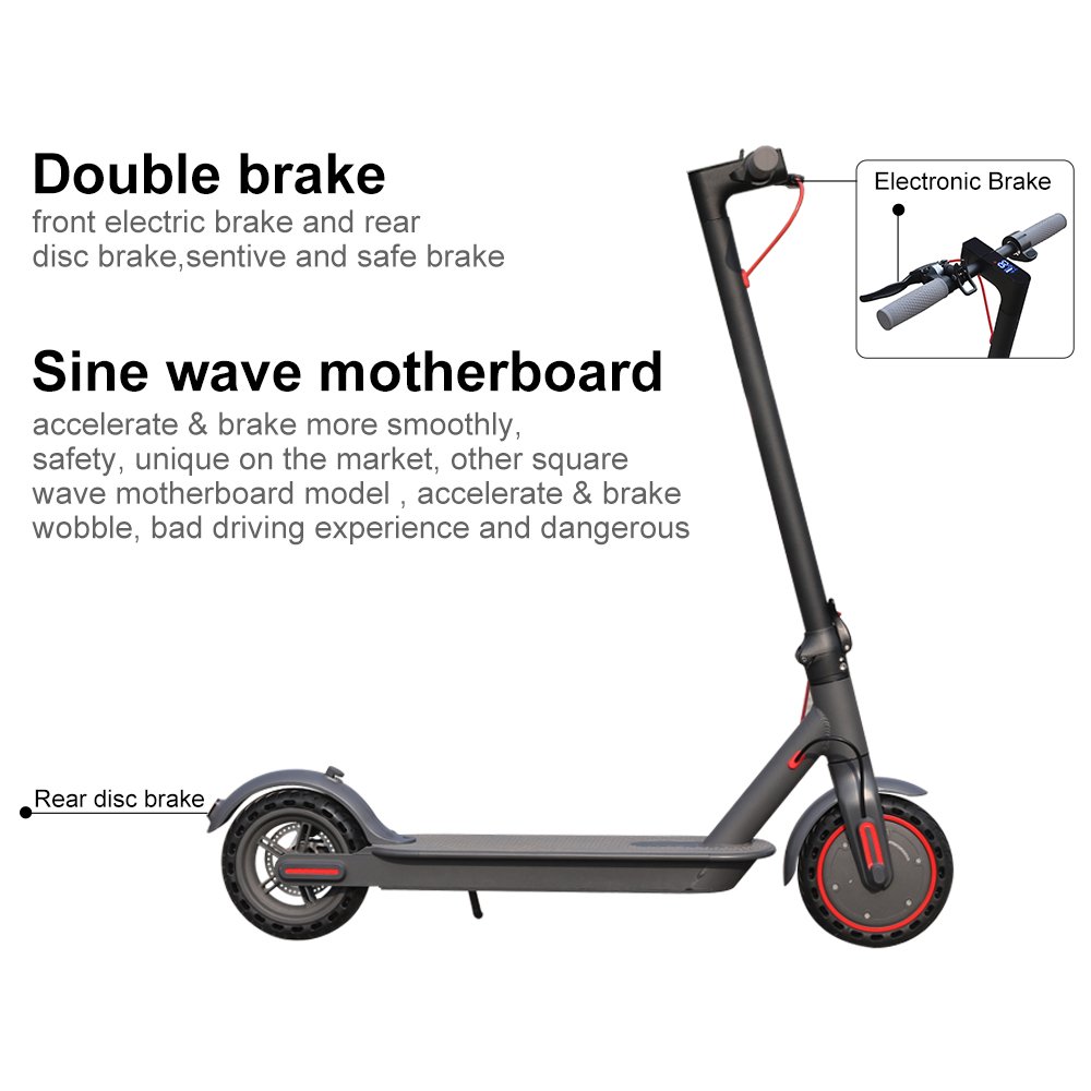2024 New Arrival 350w 10.5ah xiomis Adult trotinette electrique 500w Electric Scooters