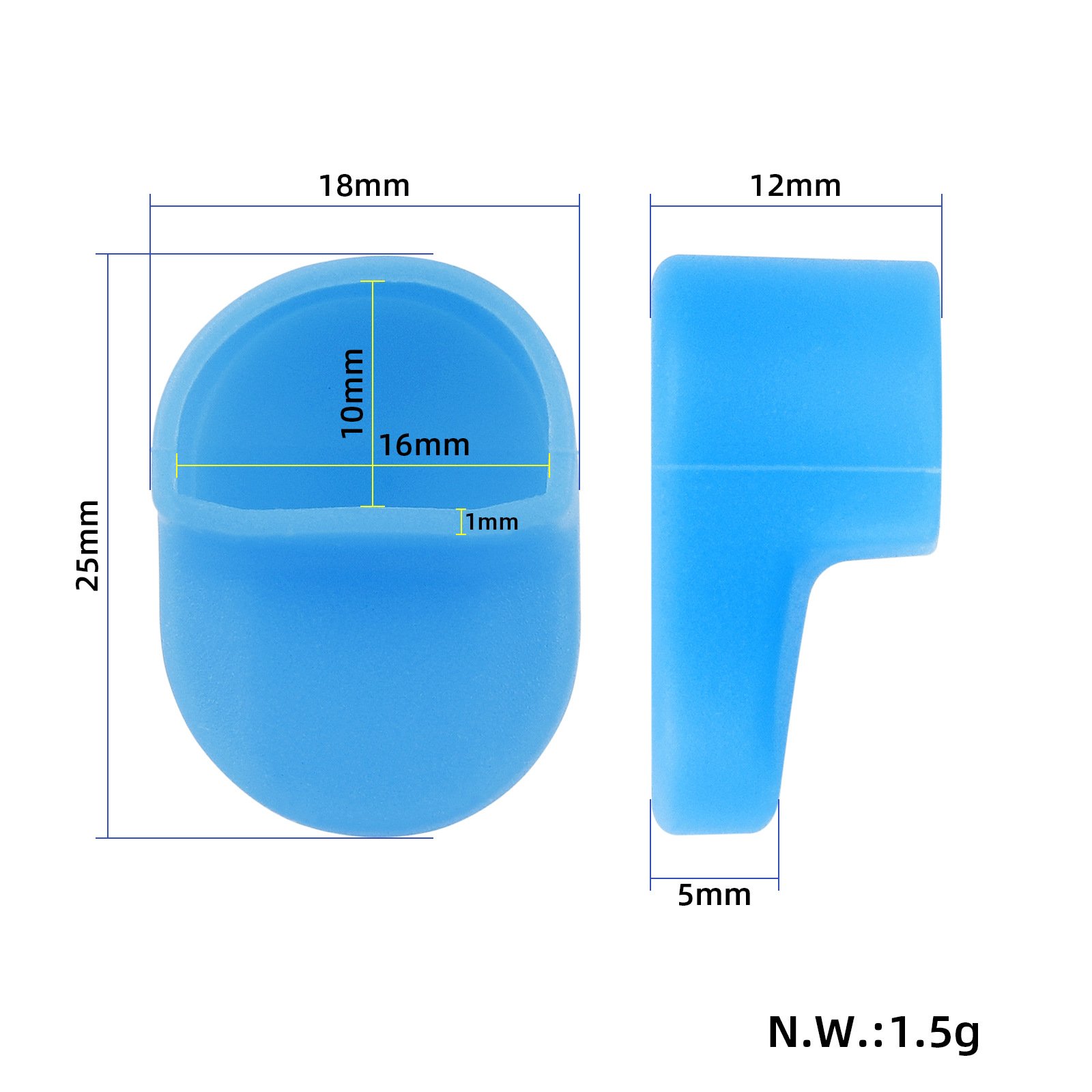 Electric Scooter M365 Rear Fender Hook Rubber Cover Part Rear Fender Hook Silicone Sleeve Hook Cap