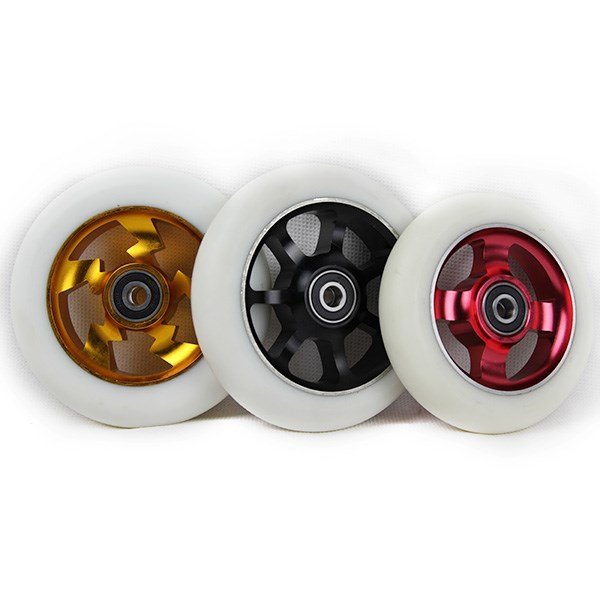 Professional custom all kinds of cnc tank 100 /110mm scooter wheels scooter part
