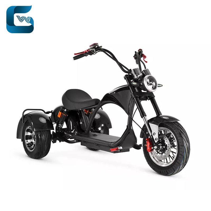 Electric scooter export trike motorcycle 2000w 60v 40ah electric three wheels