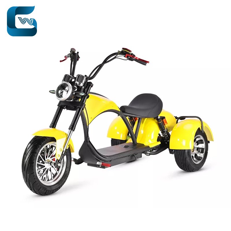Electric scooter export trike motorcycle 2000w 60v 40ah electric three wheels