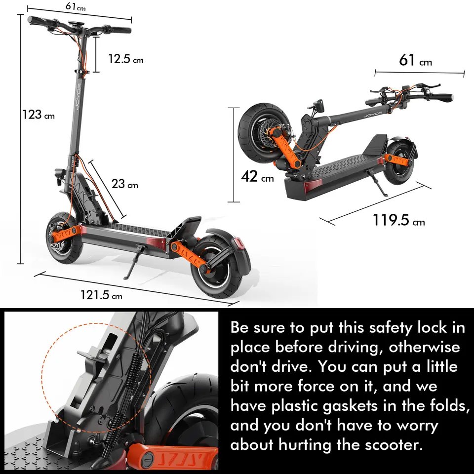 JOYOR S10S China Professional Manufacturer E-scooter 65Km/h Top Speed 60V 18AH Folding Electric Scooter For Adult