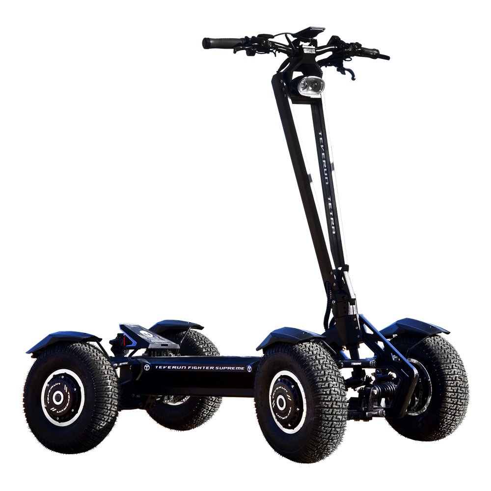 TEVERUN TETRA 1500W*4 60V 60AH MAX 12000W TEVERUN TFT Display 13inch Tire Off-Road MaxSpeed 55km/h NFC/APP Lock Electric Scooter