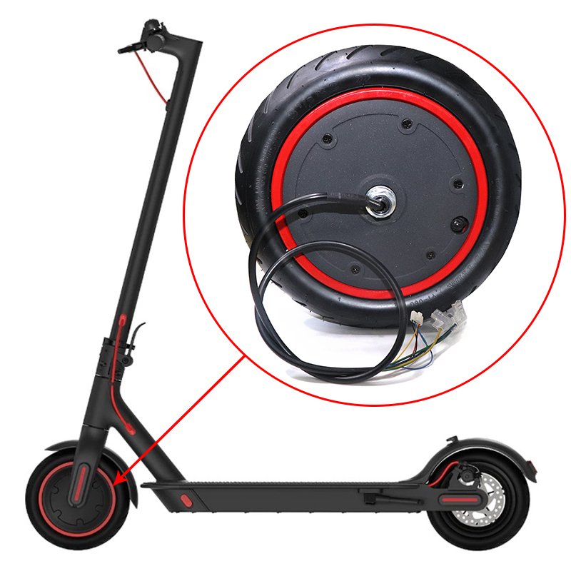 350W Engine Motor For Xiaomi M365 / 1S/ Pro Electric Scooter 8.5 Inch Wheel Replacement Parts 8.5 inch Wheels Tire