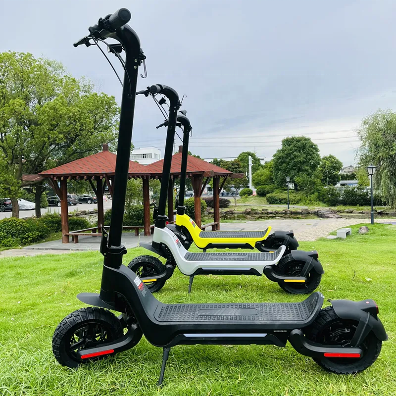 EU Stock 2000W Dual Motor Powerful Folding Electric Scooter 48V 18Ah Front and Rear Suspension Electric Scooter for Adults