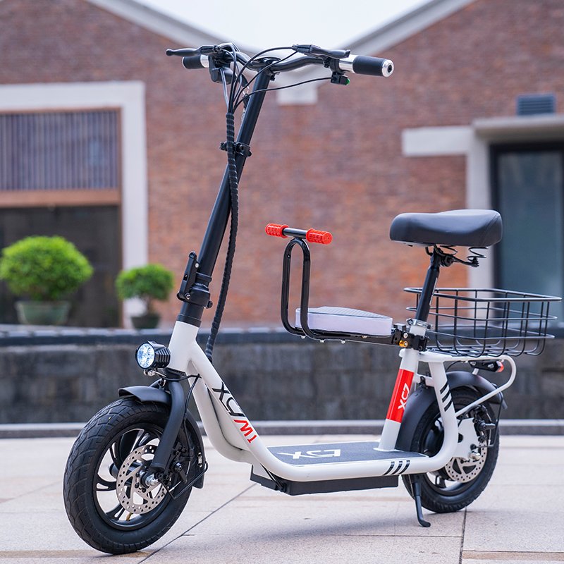 2024 Crownwheel S10 15 Ah Battery Long Range 58 Km 10inch 1000W adult electric scooter with seat