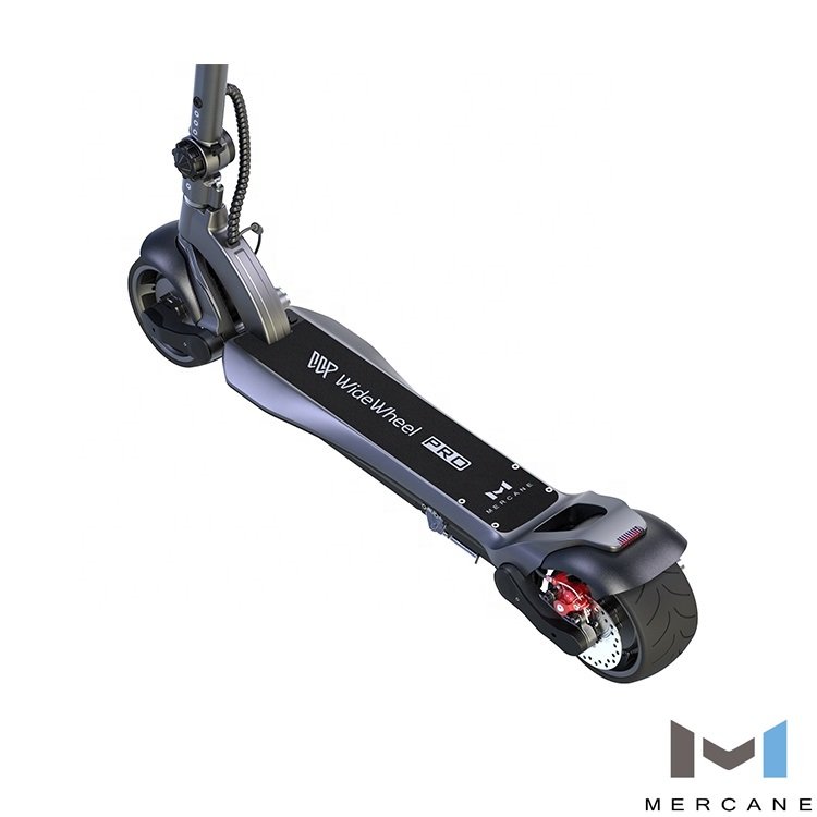 Mercane high quality wide wheel pro 48v 500w dual motor dual disc brake 2-wheel 10cm ultra wide tire folding electric scooter