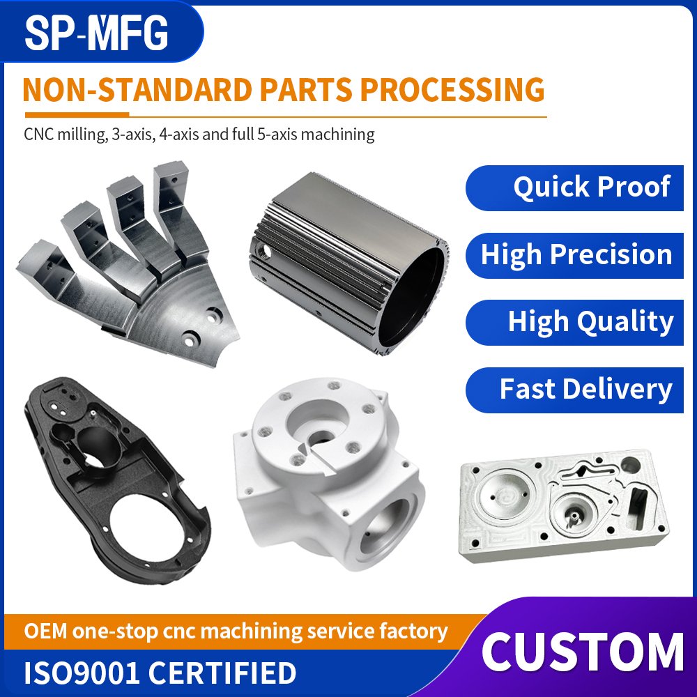 Precision Metal Aluminum Parts Motorcycle Accessories Set Center Custom Service Stainless Cnc Machining