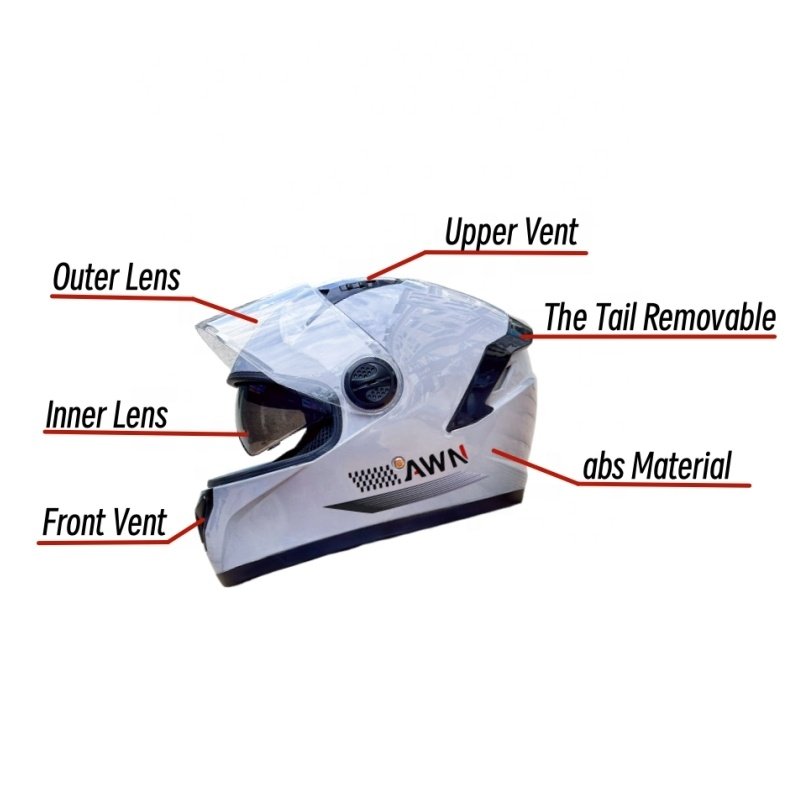 Top Quality PC EPS Full Face Motorcycle Helmet Racing Off Road Safety Motorcycle Manufacturer Electric Scooter For Adults
