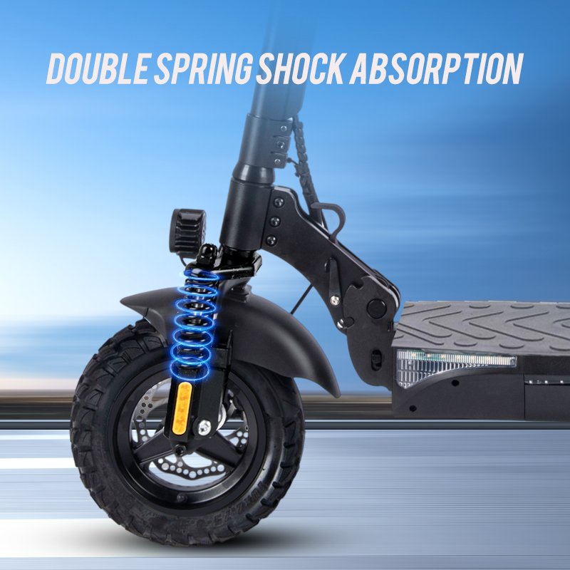 kepow T4 Off Road Electric Scooters Spain Warehouse 10 Inch Pneumatic Tire 500w 13ah Adult Foldable Scooter