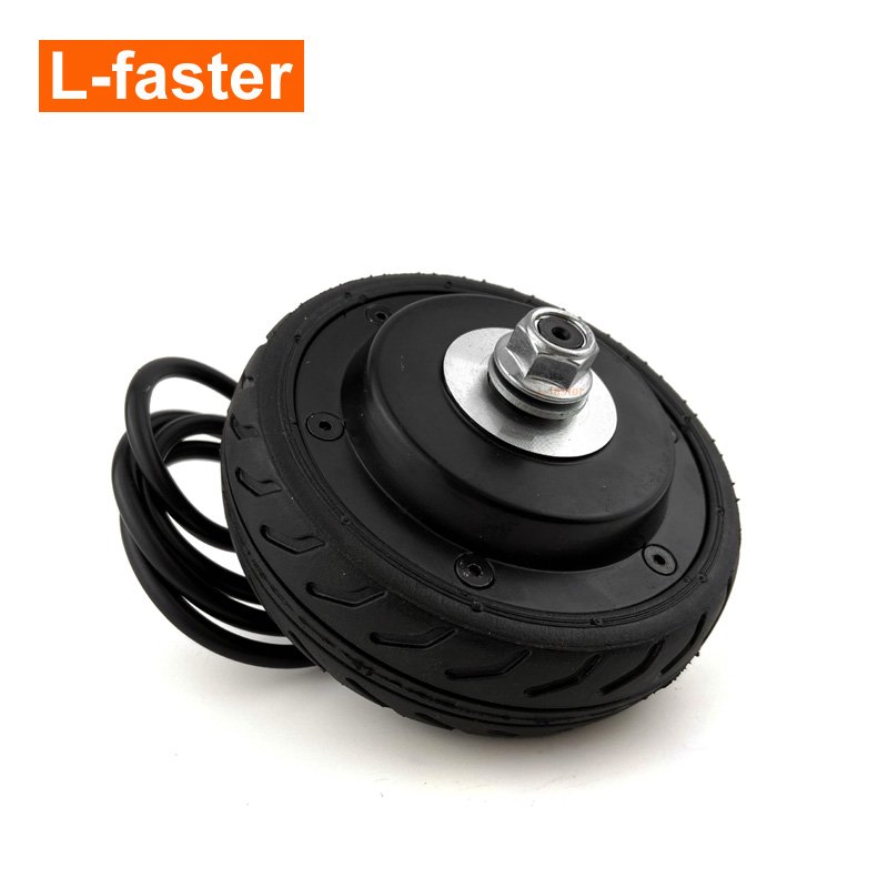 DIY 200W Solid Tire Motor Wheel 5 inch brushless hub motor electric scooter parts
