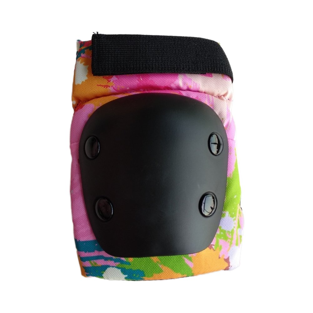 Pink Protective Gear Protections with Knee pad Elbow Wrist pads with Custom Logo for skateboard bike scooter Adults Kids