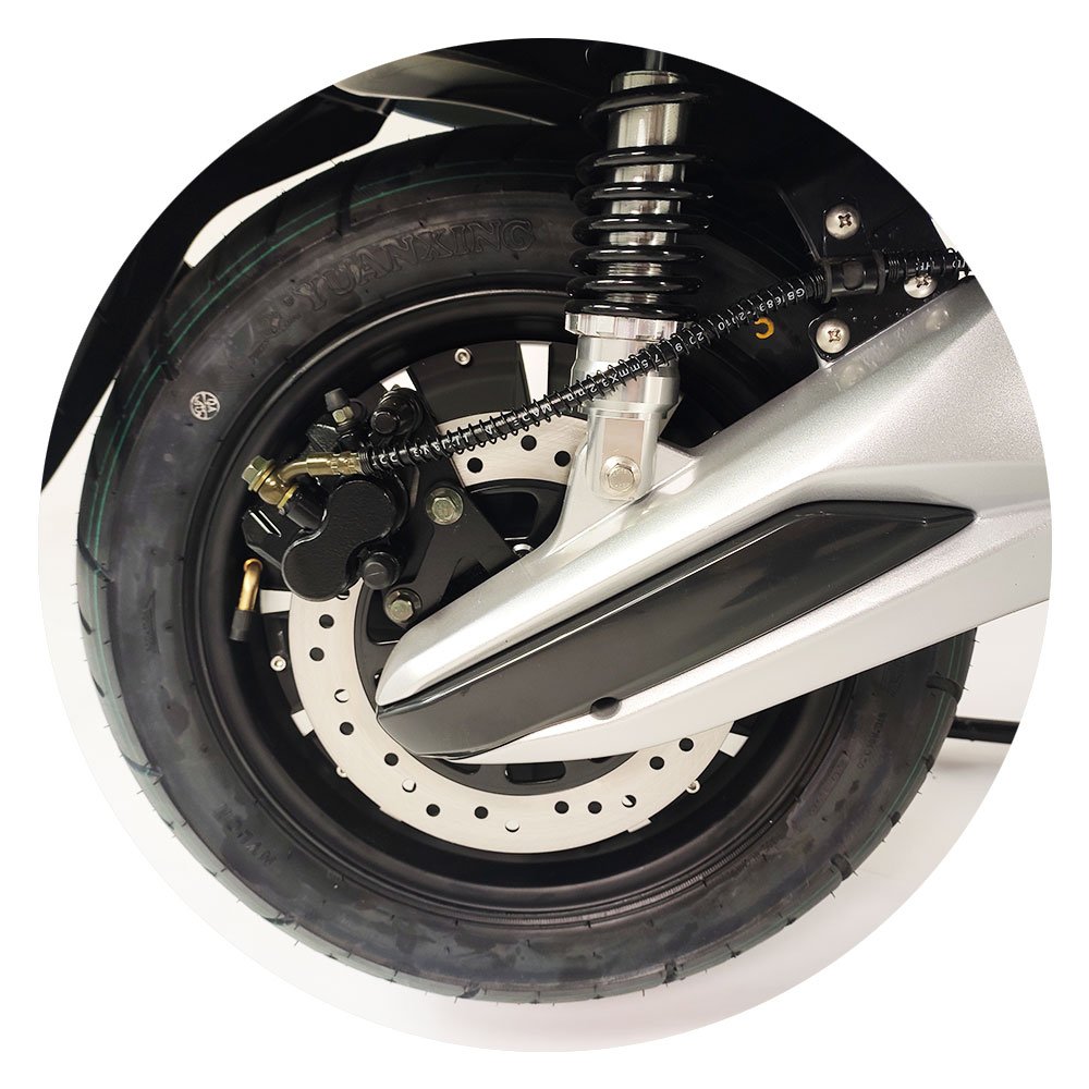 Long Range Powerful 4000w 72v Electric Scooter With Removable Lithium Battery