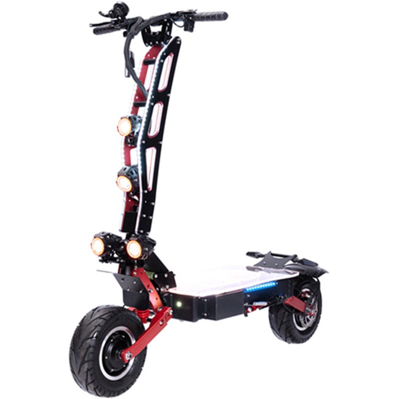 60V 8000W Dualtron Electric Scooter Powerful 72V Fast Off-Road for Adults Folding Two-Wheel Mobility Smart Battery New Condition