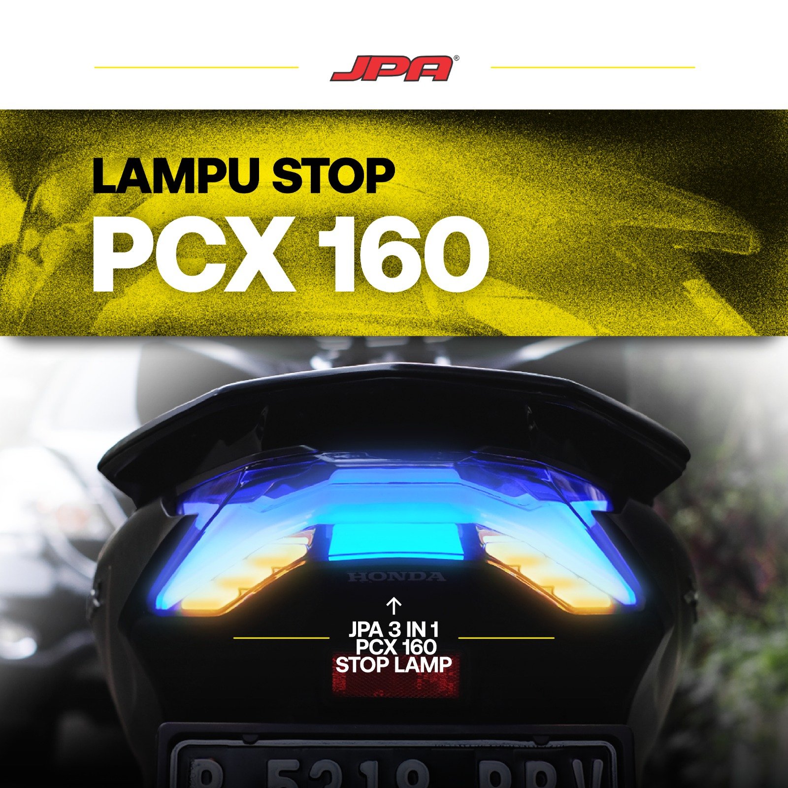 PCX 160 125 LED stop lamp JPA custom rear tail light 2021 2022 for HONDA scooter parts & moto accessories