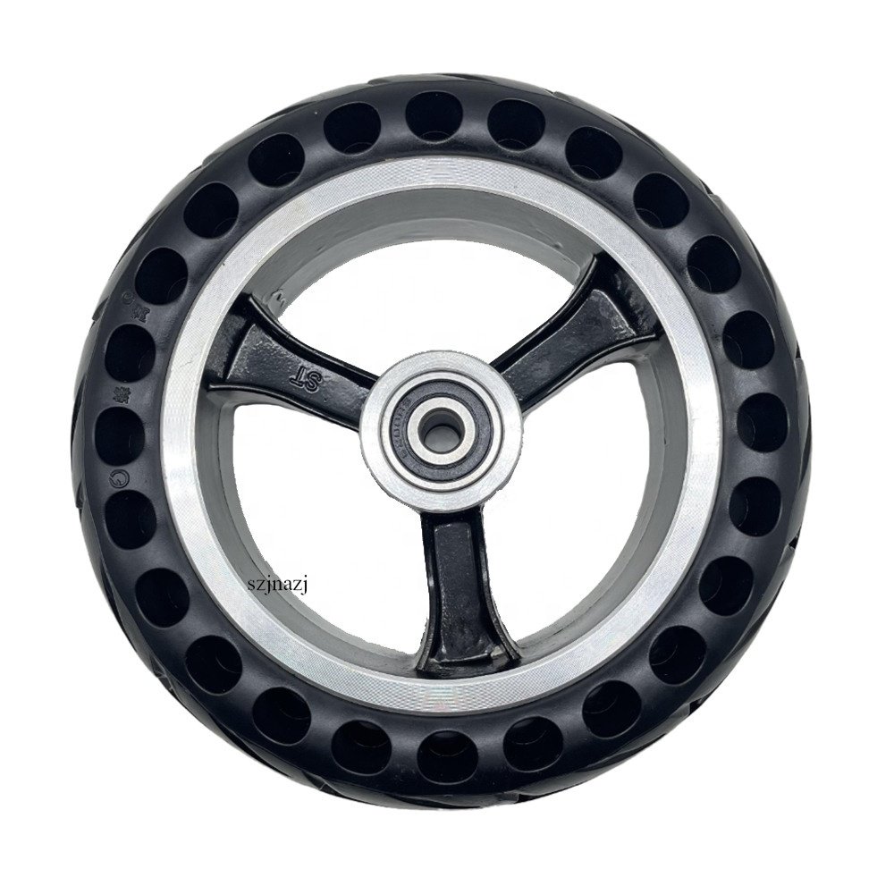 200x50 Solid Wheel for 8-inch Electric Scooter Hollow-out Non-pneumatic Explosion-proof Front Wheels Replacement Parts