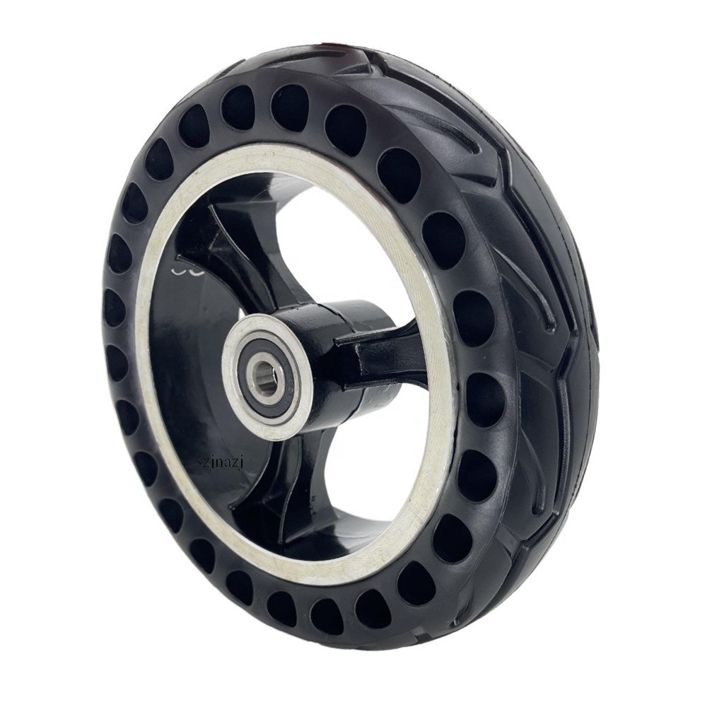 200x50 Solid Wheel for 8-inch Electric Scooter Hollow-out Non-pneumatic Explosion-proof Front Wheels Replacement Parts