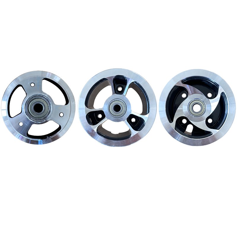 Electric Drive Dust Collection Push Cart with Rubber Tire Wheel Rim Bucket Floor Cleaning Machine Scooter Accessory Scooter Part