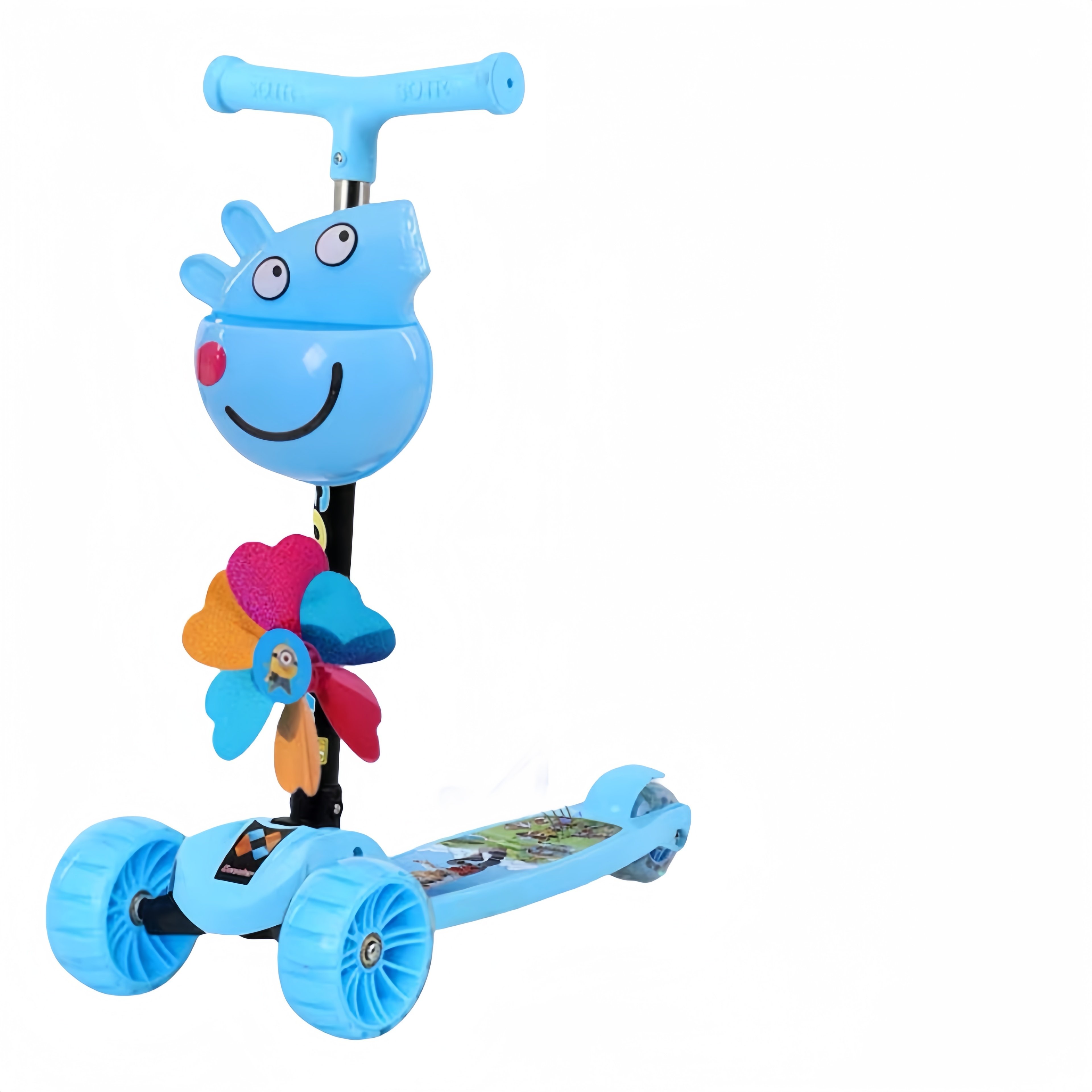 Warehouse Dropshipping Foldable Electric Scooter for Kids Stand Children's Baby Three-Wheeled Device for Ages 6-8 Years
