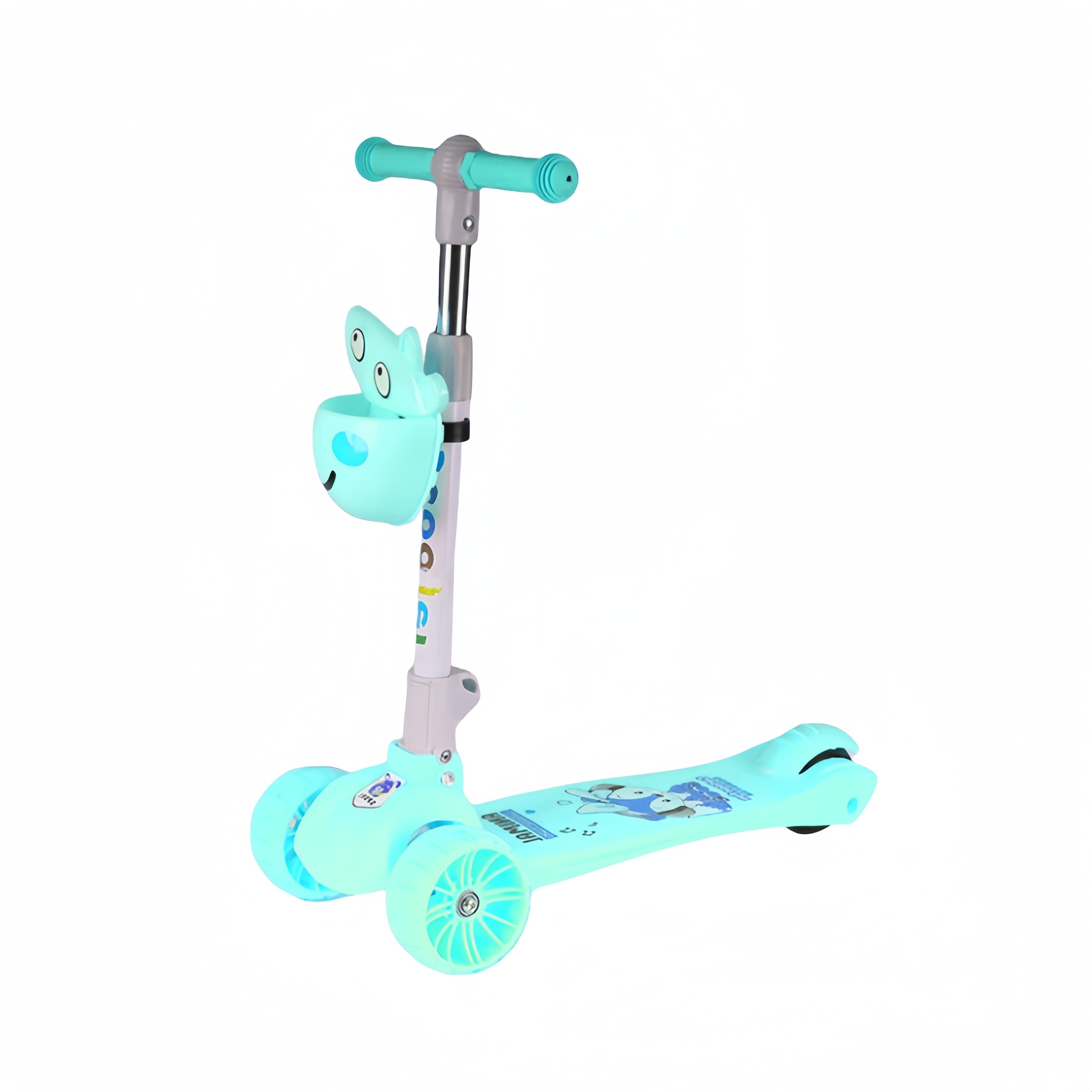 Warehouse Dropshipping Foldable Electric Scooter for Kids Stand Children's Baby Three-Wheeled Device for Ages 6-8 Years