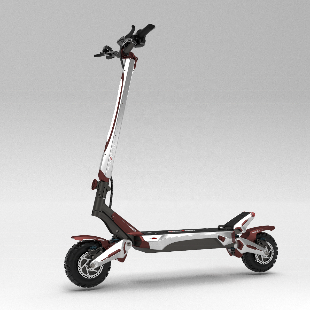 NANROBOT 2022 cool style 1000w electric scooter dual motor two wheel electric scooter adult high speed