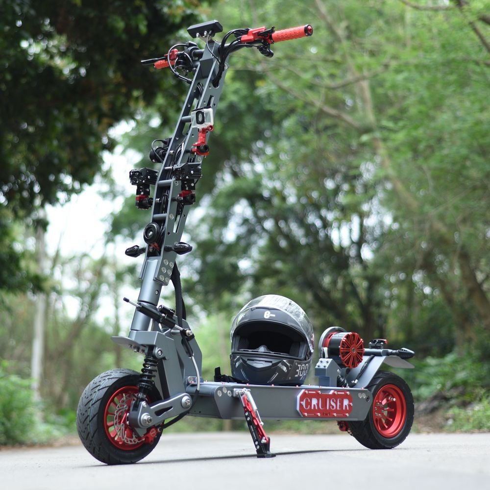 electric scooter bike 2023 Rooder e-cruiser xs09 x-sports 72v 40ah 110km/h 10000w belt motor 40-120 km mileage per charge