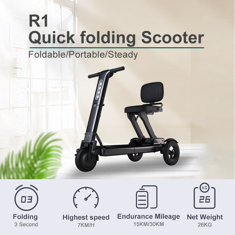 fold electric scooter disabled person electric scooter 500w 36v/48v