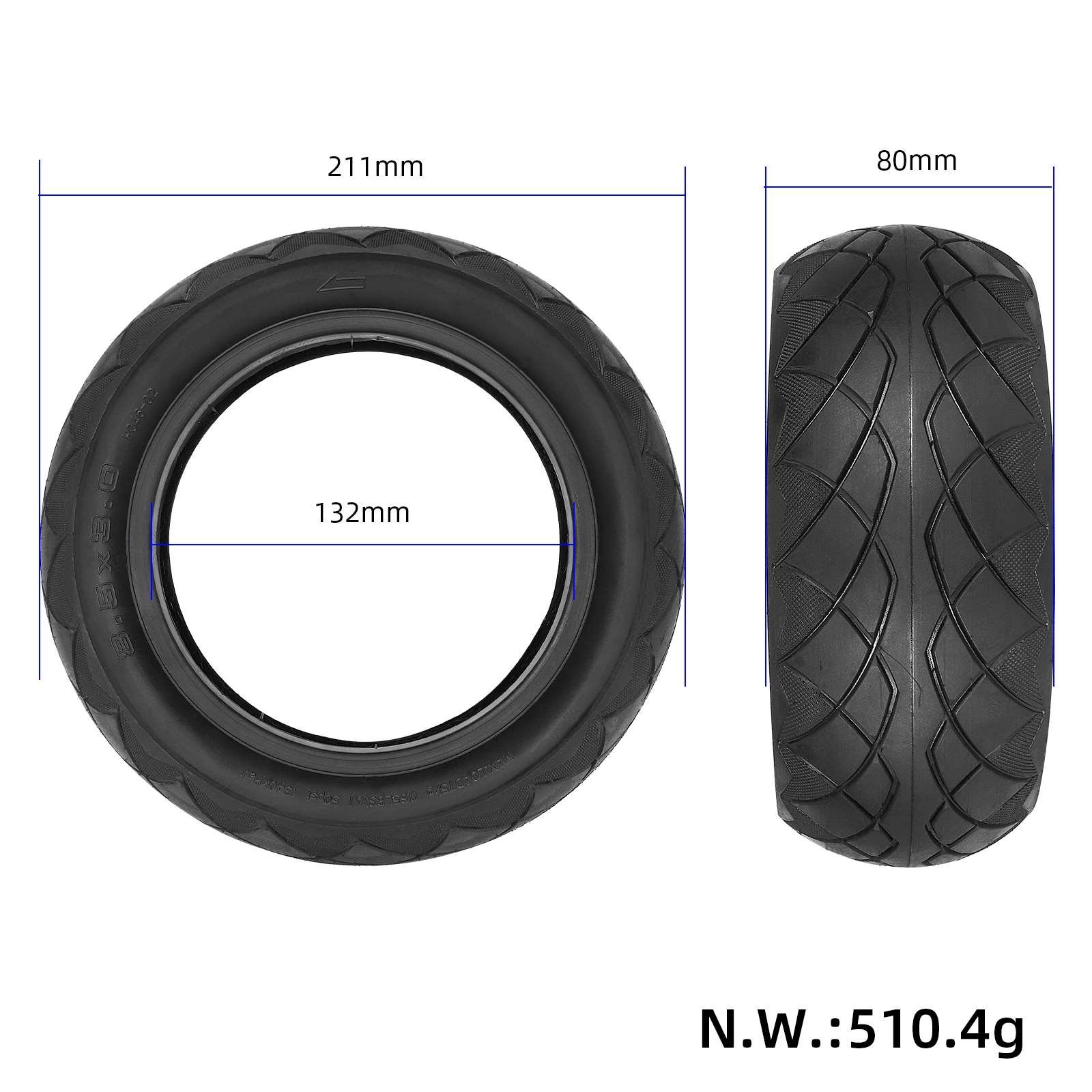 8 1/2*3 City Road Outer Tire 8.5 Inch Cover Tires With 134mm Inner Diameter For INOKIM Electric Scooter Tyre Accessories Parts