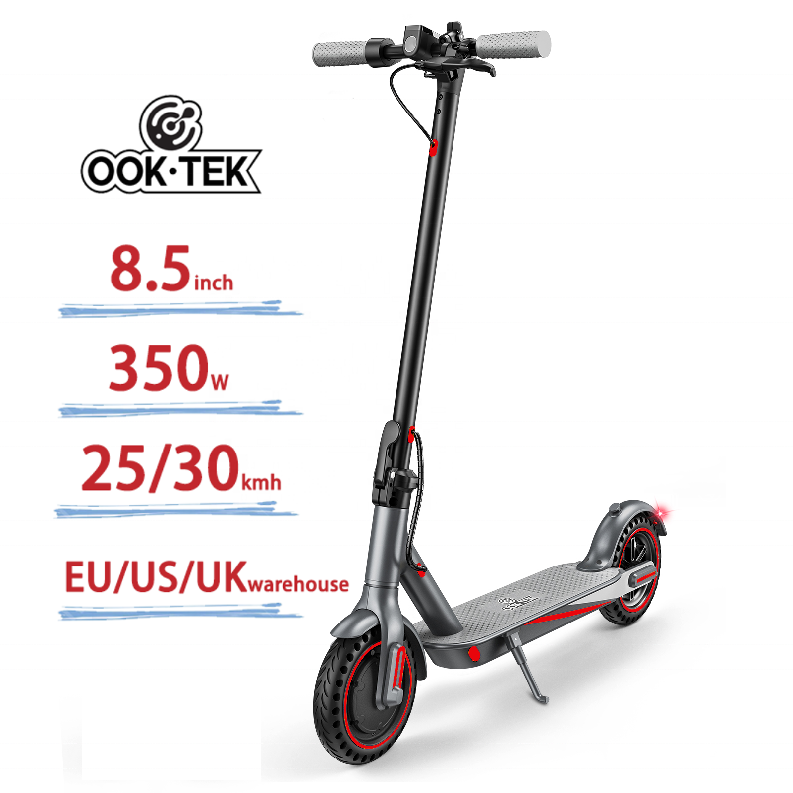 EU warehouse hot sale electric scooter foldable10.4ah battery off road V8 powerful adult fast folding e-scooter