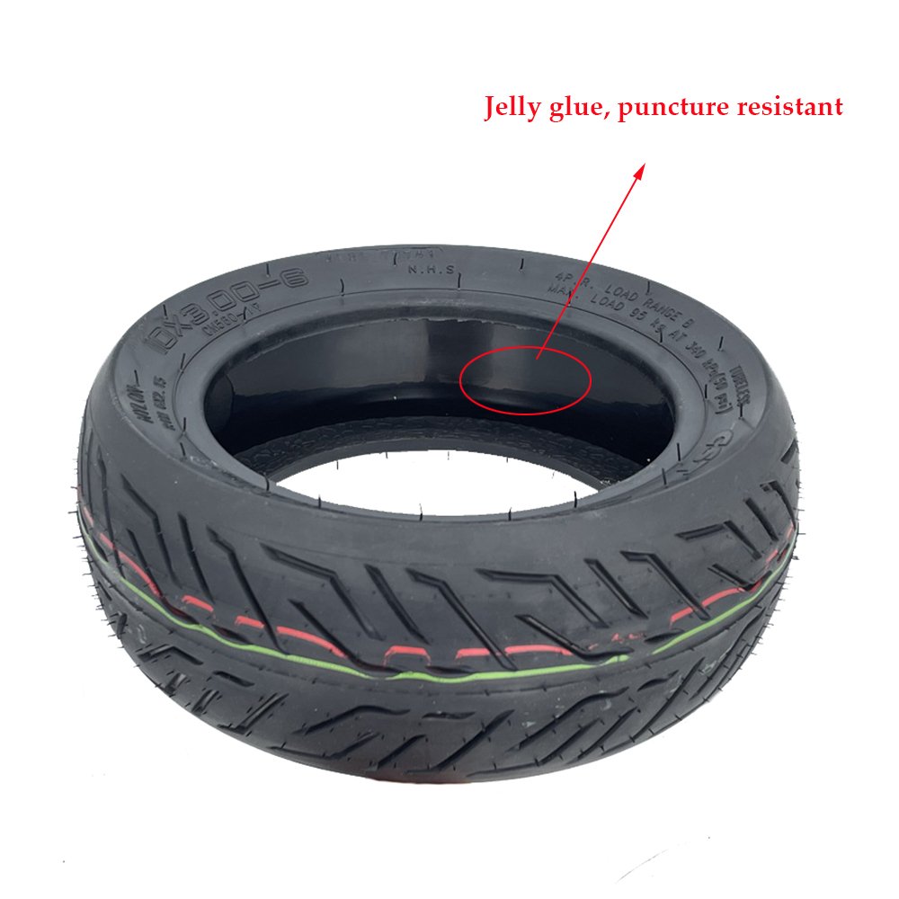 10x3.00-6 Gel Self-healing Tire for Electric Scooter 10 Inch 10x3.0 255x80 80/65-6 Jelly Self-reparing Tubeless Tyre